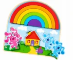 Drewniane Puzzle Motoryczne Figurki Edukacyjne dla Dzieci Mellisa &