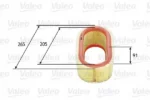Valeo 585647 Filtr powietrza 10