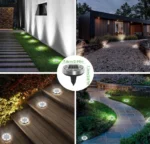 Solar lampy Ogrodowe 13 Sztuk LED Zimne Białe Wodoodporne, do ziemi 2