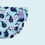 Pieluszka do pływania Bambino Mio Whale Bay niebieskie rozmiar M 2