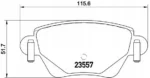 BREMBO 2 x Tarcza hamulcowa tył 08.9734.11 3