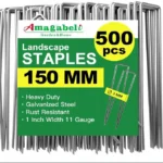 Amagabeli Garden Home Kołki Śledzie ogrodowe, 500 sztuk, 15 cm