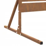 VidaXL Ekran prywatności 180 cm Stal wiatroodporna 4