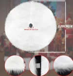 Koc pod choinkę, 122 cm, okrągły kształt płatka śniegu 2