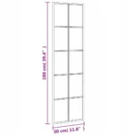 Lustro VidaXL ścienne prostokąt 1000 x 300 mm 8