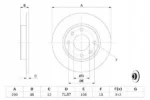 Bosch 0 986 479 194 Tarcza hamulcowa 6
