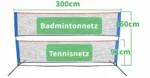 Kaidida Siatka tenisowa do badmintona siatkówki 300 cm, 2