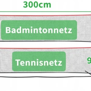 Kaidida Siatka tenisowa do badmintona siatkówki 300 cm, 2