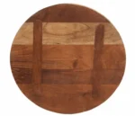 Blat okrągły VidaXL 50 x 50 x 2,5cm odcienie brązu 4