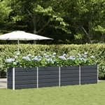 vidaXL Donica Antracyt 385 x 50 x 75 cm Stal Galwanizowana 2