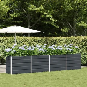 vidaXL Donica Antracyt 385 x 50 x 75 cm Stal Galwanizowana 2