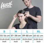 Kask Westt Classic Jet z daszkiem Motocykl Kobiety Mężczyźni 2
