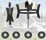 MYPIN Stabilizator kół do przyczep kempingowych, 2
