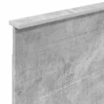 VidaXL Wezgłowie łóżka z zagłówkiem Szary beton 100 cm Drewno kompozytowe 7