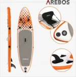Deska Sup Board DE Arebos Podwójna warstwa 300cm Kompletny zestaw do 135kg 2