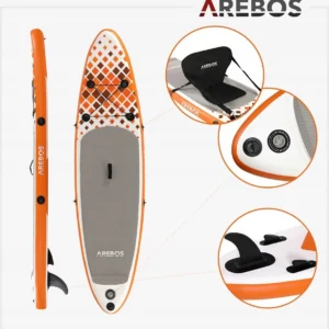 Deska Sup Board DE Arebos Podwójna warstwa 300cm Kompletny zestaw do 135kg 2