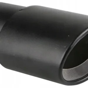 Osłony na rury wydechowe ze stali szlachetnej, uniwersalne, czarne, 63mm