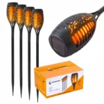 LAMPA SOLARNA OGRODOWA POCHODNIA LAMPION 9