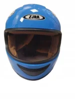 KASK MOTOCYKLOWY DLA CHŁOPCÓW I DZIEWCZYNEK REGULOWANY OCHRONNY NIEBIESKI M 2