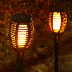 LAMPA SOLARNA OGRODOWA POCHODNIA LAMPION 5