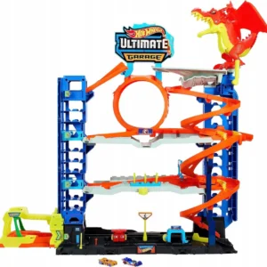 Zestaw Mattel Hot Wheels City Mega Garaż Atak Smoka