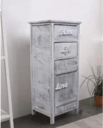 Komoda Meble 2 Szuflady Biała Shabby Chic 5