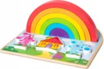 Drewniane Puzzle Motoryczne Figurki Edukacyjne dla Dzieci Mellisa & 4