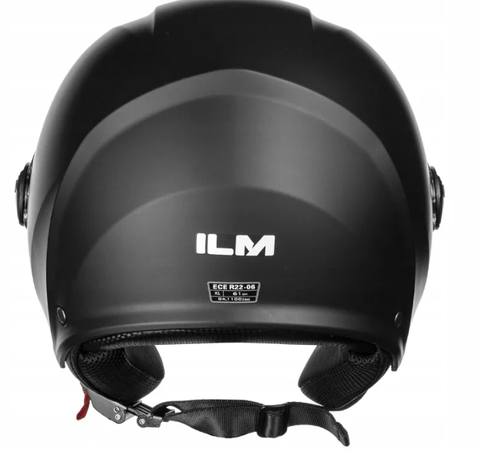 Kask motocyklowy ILM Jet z daszkiem Vintage unisex Rozmiar XL 2