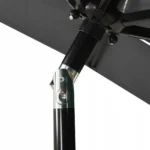 VidaXL 3-poziomowy parasol na aluminiowym słupku, antracytowy, 2x2 m 5