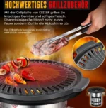 KESSER żeliwna patelnia grillowa 3