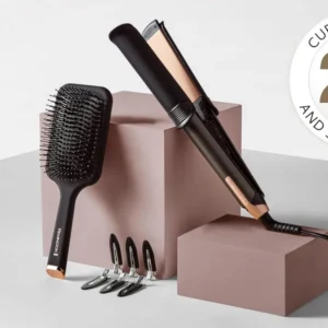 Prostownica Remington S6078 lokówka , ceramiczna szczotka komplet