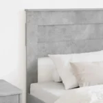 VidaXL Wezgłowie łóżka z zagłówkiem Szary beton 100 cm Drewno kompozytowe 3