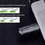 Pendrive Dysk USB 3.2 Gen2 SSK 1 TB 550 MB/s 2W1 OUTLET