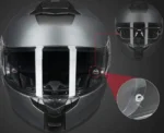 ILM kask motocyklowy, składany kask na całą twarz 2XL Czarny MAT 6