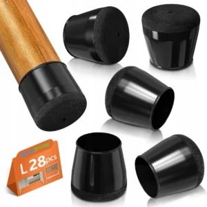 BAIPOK Silikonowe ochraniacze na nogi krzesła do podłóg 28-38mm