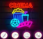 Neonowe znaki do kina Horseneon, Neon LED 32x 36cm Kolorowy 4
