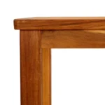 VidaXL Stół drewno prostokątny 80 x 35 x 75 cm 4