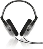 Słuchawki przewodowe Philips SHP2500/10 nauszne srebrno-czarne 6 m przewodu 6