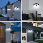Kinkiet ogrodowy Comely czarny zintegrowane źródło LED 24 W 4