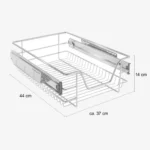 Wysuwana szuflada teleskopowa Arebos AR-HE-TS40 40 cm 2