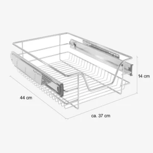 Wysuwana szuflada teleskopowa Arebos AR-HE-TS40 40 cm 2