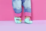 BABY born Granatowe klapki z przypinkami dla Lalki Buciki 6