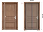Moskitiera magnetyczna 100 x 200 cm | Moskitiera okienna 3