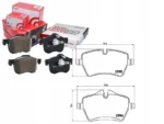 Brembo P 06 051 Zestaw klocków hamulcowych, hamulce tarczowe 5