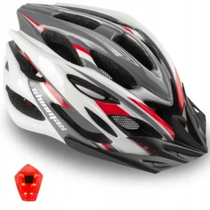 Shinmax Męski kask rowerowy damski, kask rowerowy z wizjerem 57-62cm