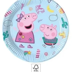 Talerzyki Procos Świnka Peppa 23 cm 8 szt. 2