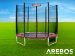 Osłona sprężyn trampoliny AREBOS 183 cm czerwona UV wodoodporna