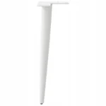 Nogi do stolika kawowego, 4 szt., biale, 42-43 cm, stal 6