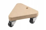 Podstawka pod doniczkę Doniczka drewno 13,5 cm x 13,5 x 5,5 cm x 4 sztuki