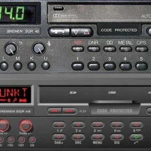 Blaupunkt Bremen SQR 46 radio samochodowe retro Bluetooth MP3 USB AUX DAB 2